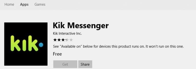 kik messenger login now