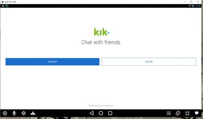 kik login online no download