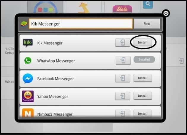 Repair Kik login problems with BlueStacks