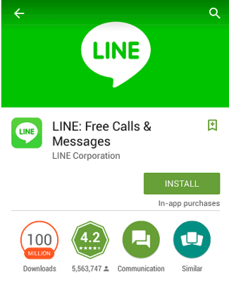 Install Line App